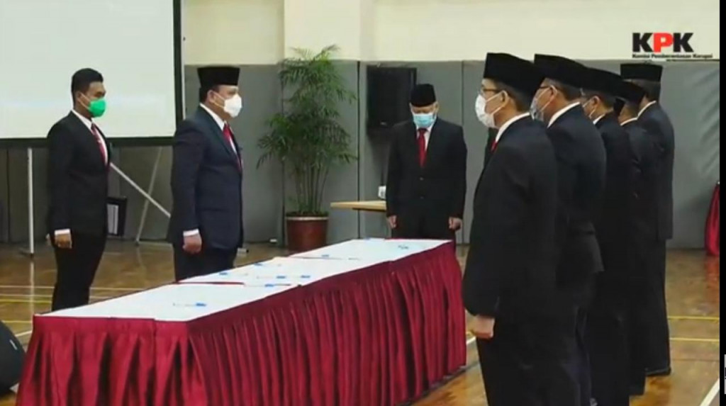 Formasi Baru, Firli Lantik 38 Pejabat Struktural KPK 