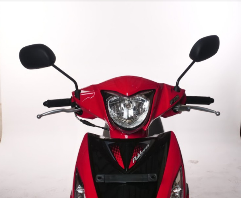 Ilustrasi lampu motor. Suzuki