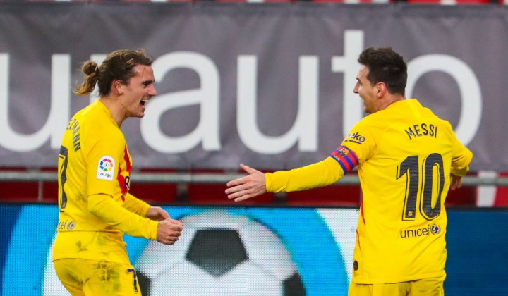 Athletic Bilbao vs Barcelona: Messi Selamatkan Blaugrana