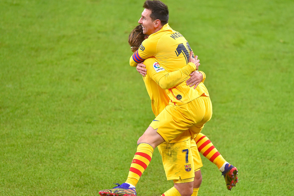 Foto: Messi Cetak Brace, Barca Tundukkan Bilbao 3-2