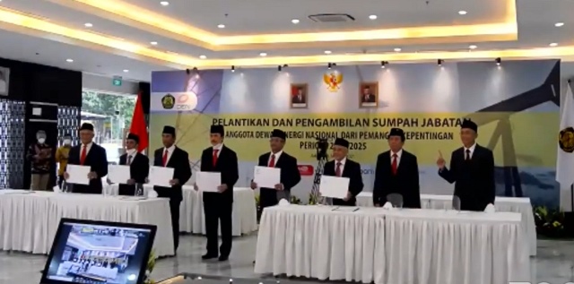 Menteri ESDM Lantik 8 Anggota DEN Periode 2020-2025
