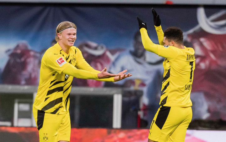 RB Leipzig vs Borussia Dortmund: Brace Haaland Menangkan Dortmund