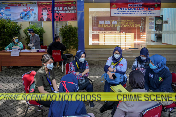 Tim DVI Terima 40 Sampel DNA untuk Identifikasi Korban Sriwijaya Air