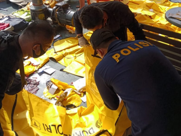 Polair Temukan 14 Kantong Jasad Korban sejak Pencarian Dimulai