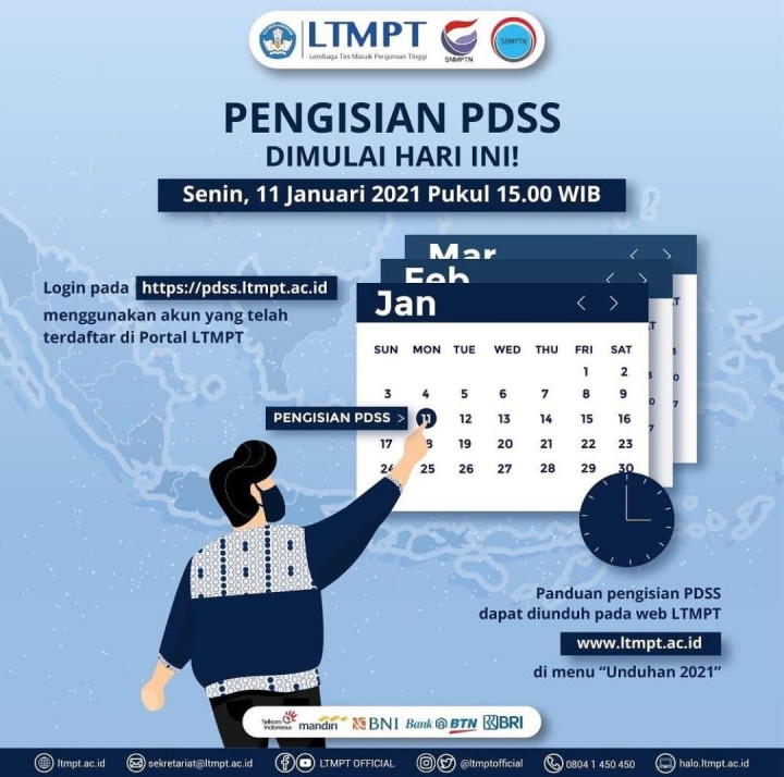 Pengisian PDSS untuk SNMPTN 2021 Telah Dimulai
