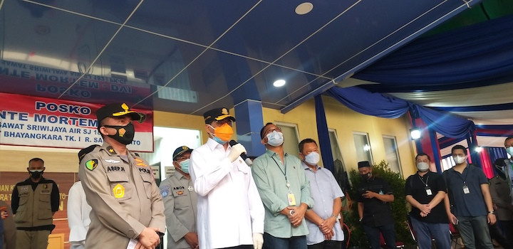Seluruh Sampel DNA Keluarga Korban Sriwijaya SJ-182 Dipastikan Terkumpul Hari Ini