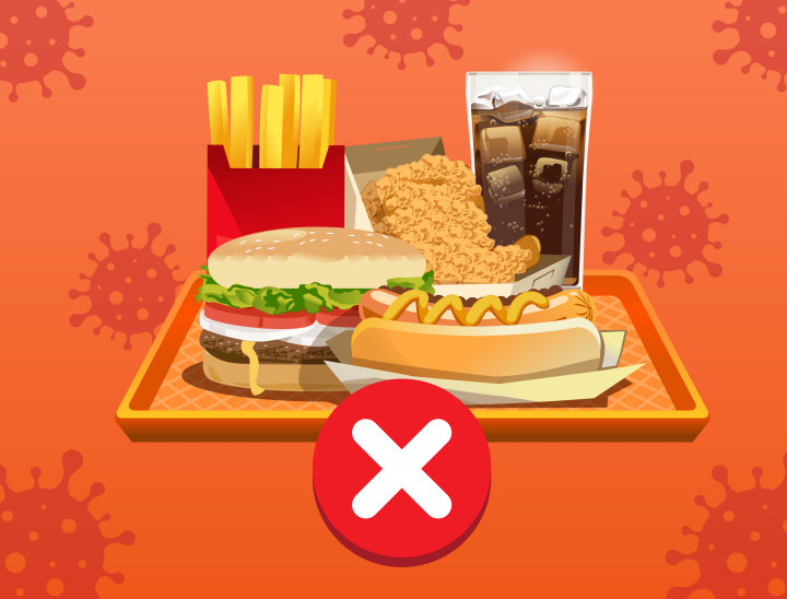 Positif Covid-19, 5 Makanan Ini Perlu Dihindari