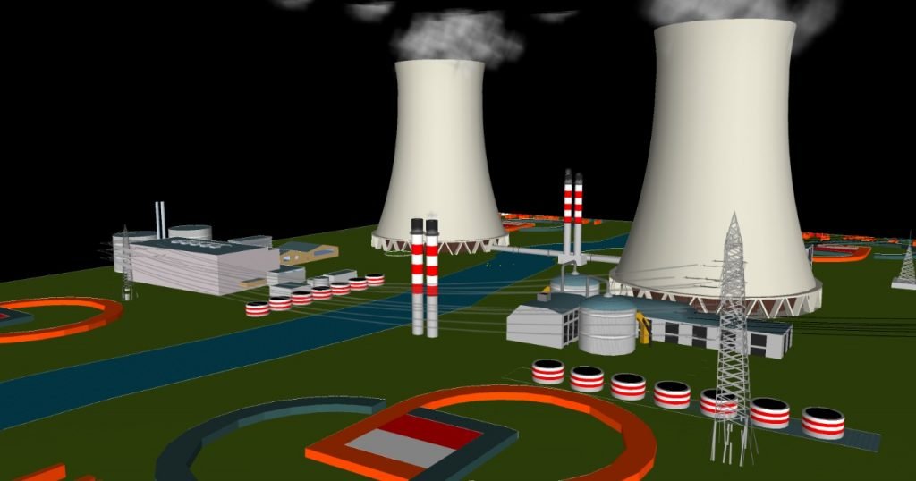 Ilustrasi rancangan desain PLTN dengan bahan bakar Thorium oleh Tim Inventhor ITS. Foto: Dok Humas ITS.