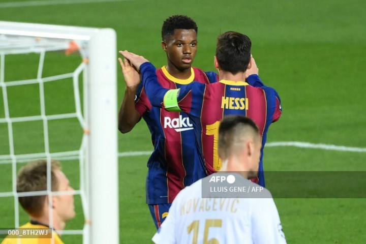 Eto'o Yakin Ansu Fati Penerus Lionel Messi di Barcelona