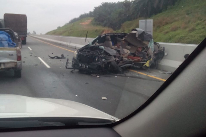 Tragis! Lima Orang Meninggal Akibat Kecelakaan Maut di Tol Pekanbaru-Dumai