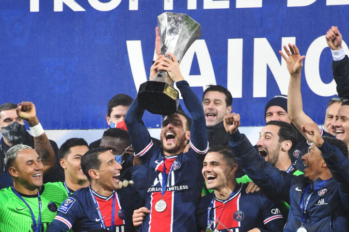 Tekuk Marseille 2-1, PSG Juarai Piala Super Prancis Delapan Kali Beruntun