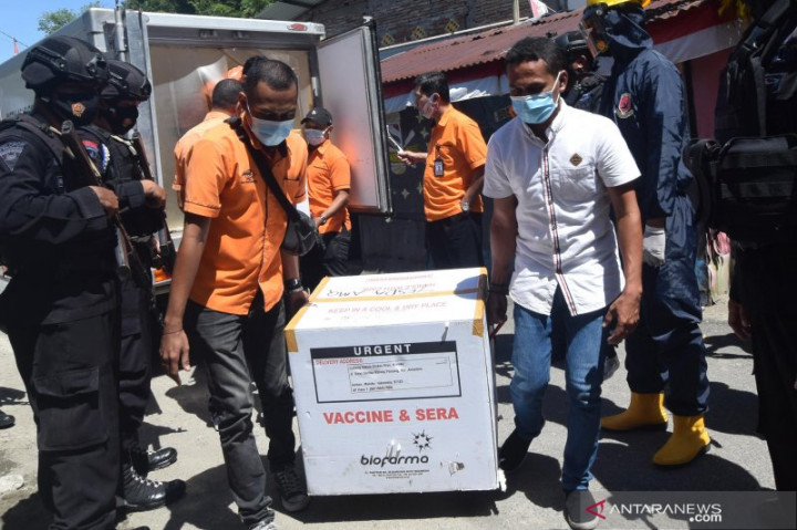 7.280 Vaksin Covid-19 Menyebar di Kota Ambon Hari Ini