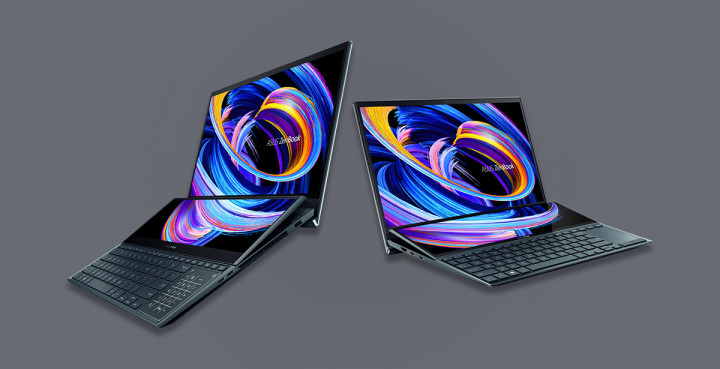 Asus Kembali Jagokan Laptop Layar Ganda di CES 2021