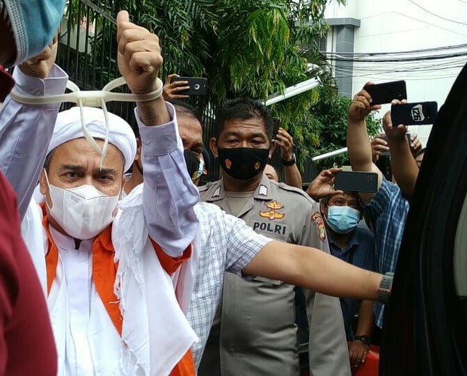 Rizieq dipindah ke Rutan Bareskrim Polri/Medcom.id/Siti.