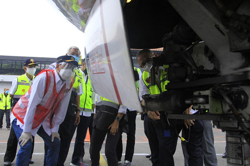Cek Keselamatan Pascainsiden Sriwijaya Air, Menhub Tinjau Bandara Soetta