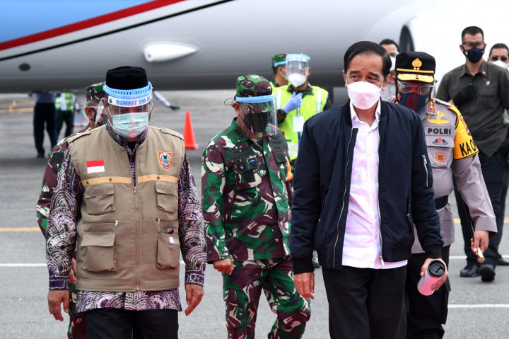 Jokowi Bertolak ke Kalimantan Selatan Tinjau Lokasi Terdampak Bencana