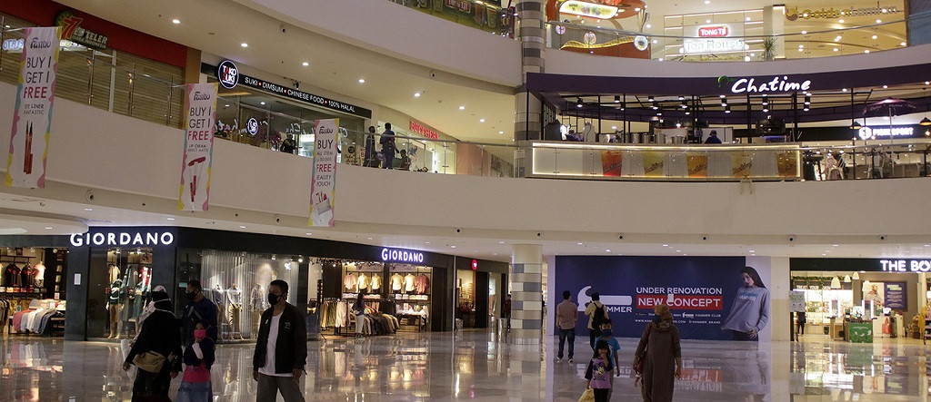 Ilustrasi pusat perbelanjaan. Foto: dok MI/Bary Fathahillah.