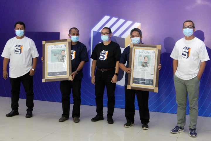 HUT ke-51, Media Indonesia Beri Penghargaan Bagi 10 Karyawan Senior