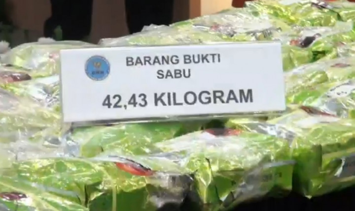 53 Kilogram Sabu Diduga dari Malaysia Disita