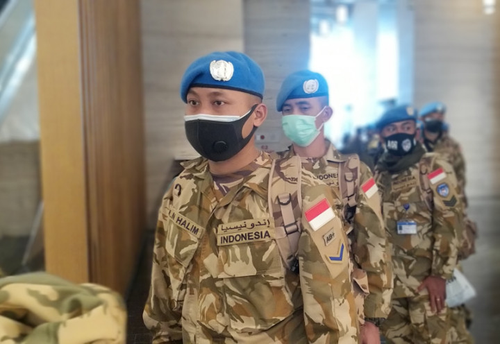 186 Personel Pasukan Garuda Karantina di Hotel Grand Mercure Kemayoran