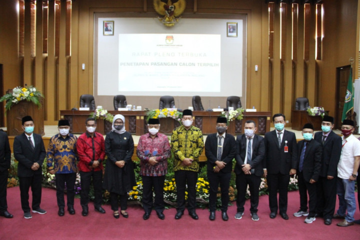 Sanusi-Didik Ditetapkan sebagai Bupati-Wakil Bupati Malang