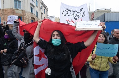 Ratusan Warga Tunisia Protes Tingginya Angka Pengangguran