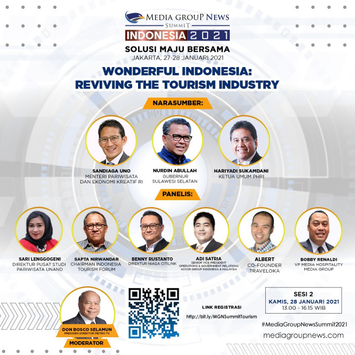 MGN Summit Berupaya Cari Formula Baru Hidupkan Pariwisata Nasional