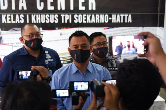 Kepala Kantor Imigrasi Kelas I TPI Bandara Soekarno-Hatta, Romi Yudianto. Medcom.id/ Hendrik Simorangkir