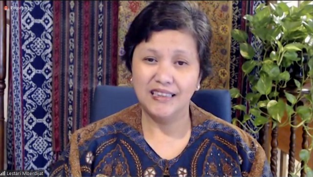Lestari Moerdijat mengatakan kunci sukses vaksinasi salah satunya adalah komunikasi. (Foto: Dok. MGN Summit/Media Group)