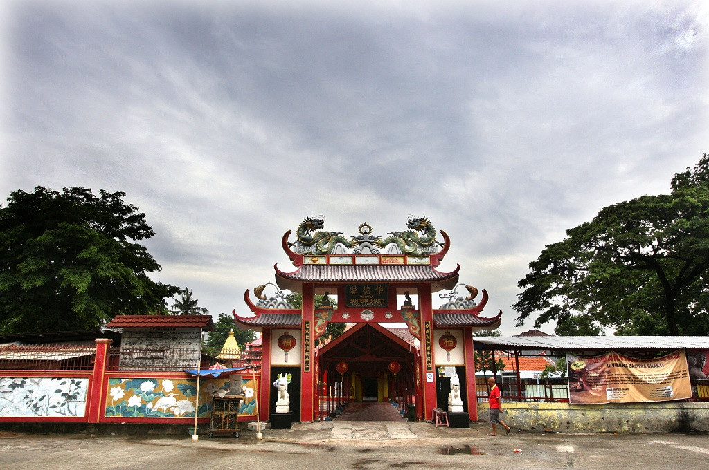 Kelenteng Da Bo Gong atau Wihara Bahtera Bhakti di Ancol, Jakarta. Foto: MI/Adam Dwi