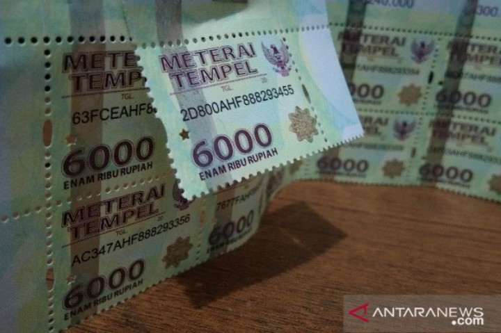 Intip Penampakan Meterai Baru Rp10.000 yang Dirilis Hari Ini