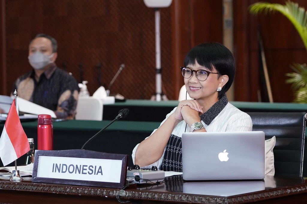 Menlu Retno Marsudi. (Twitter/@Menlu_RI)