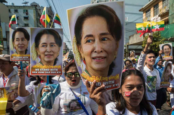 Aung San Suu Kyi dan Presiden Myanmar Ditahan Militer