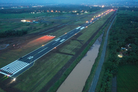 <i>Runway</i> Bandara Jenderal Soedirman Purbalingga Rampung Dibangun