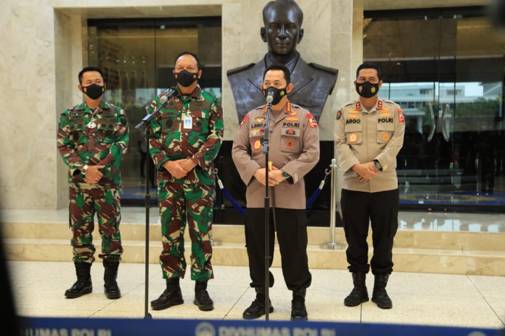 Tingkatkan Sinergitas Penanganan Covid-19, Kapolri Listyo Kunjungi Mabes TNI AU