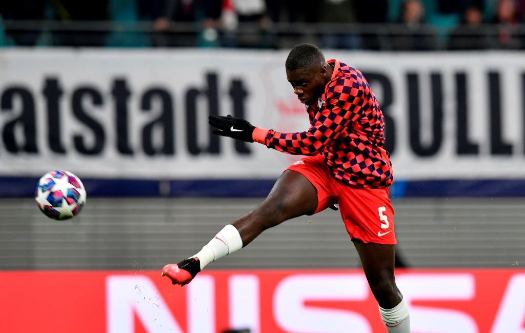 Bek RB Leipzig, Dayot Upamecano (AFP/John MacDougall)