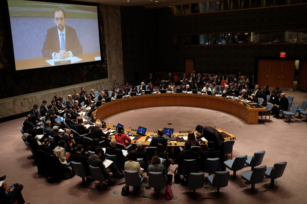 Sebuah sesi di Dewan Keamanan PBB di New York, AS. (AFP)