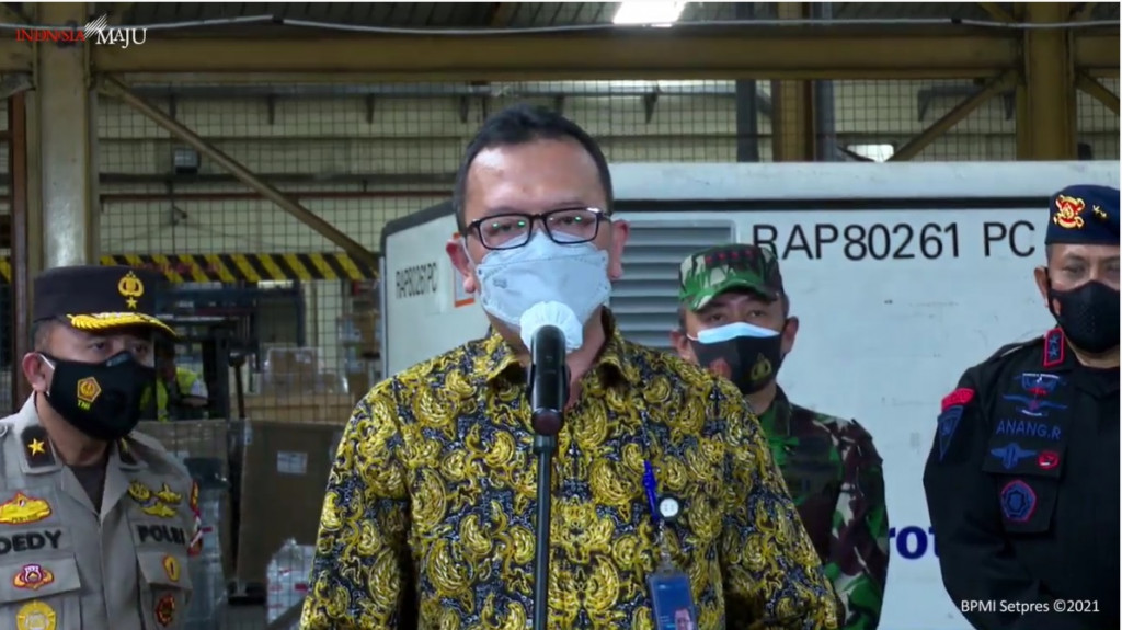 Juru bicara vaksinasi covid-19 dari PT Bio Farma (Persero), Bambang Heriyanto. Dok. Sekretariat Presiden