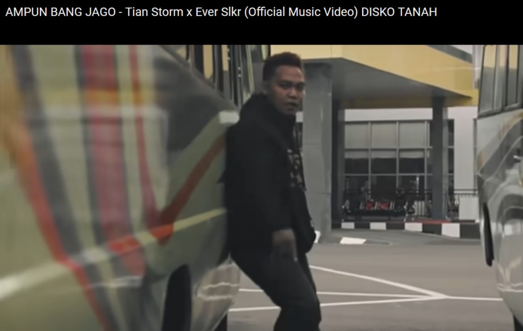 video clip Ampun Bang Jago foto: Youtube Tian Storm