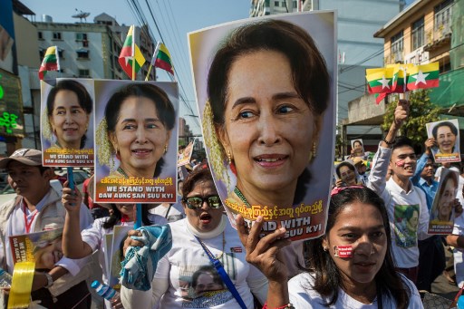 Aung San Suu Kyi. Foto: AFP.