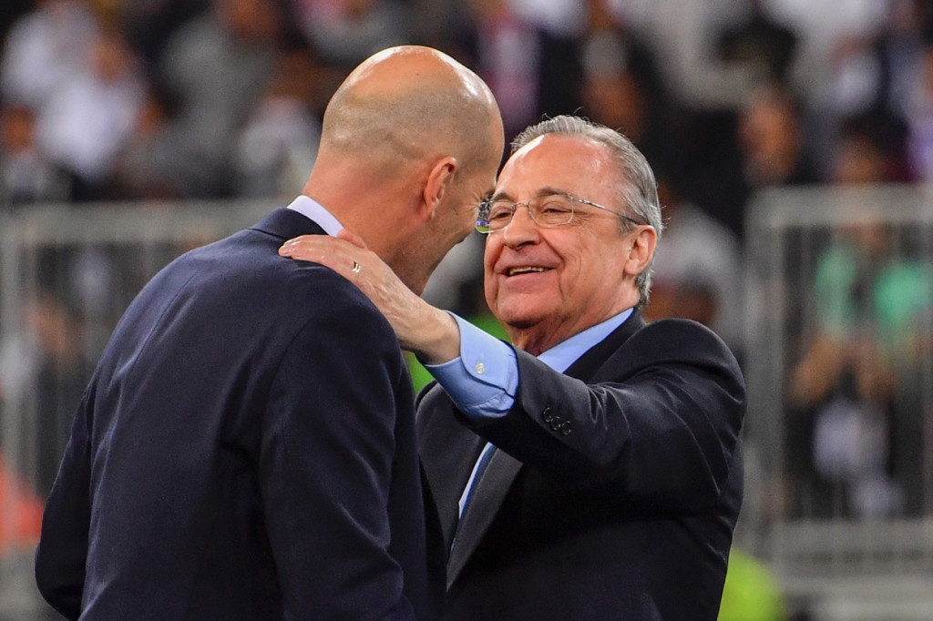 Presiden Real Madrid Florentino Perez Positif Covid-19