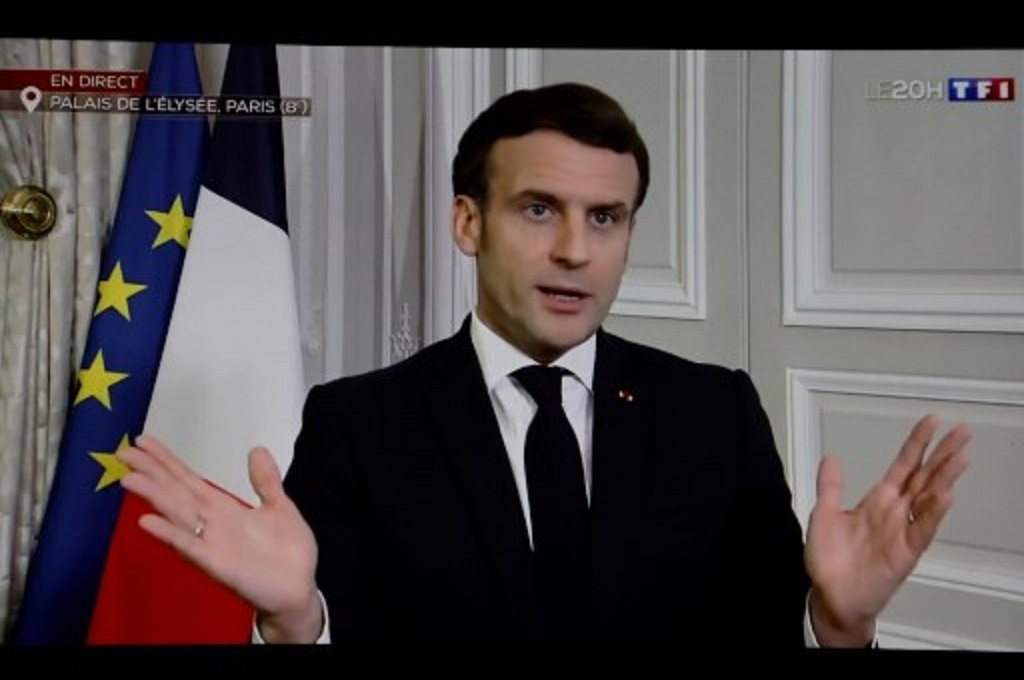 Presiden Prancis Emmanuel Macron. (Ludovic Marin/AFP)