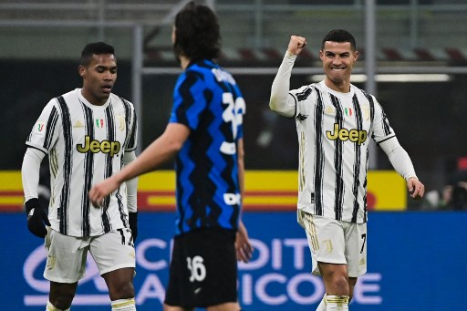 Coppa Italia: Brace Ronaldo Bantu Juventus Ungguli Inter pada Semifinal