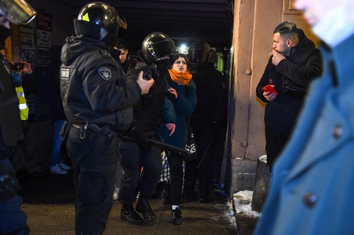 Polisi Rusia Tangkap 1.400 Pendukung Oposisi Pemerintah