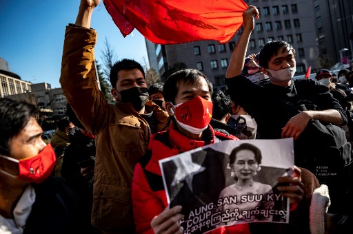 3.000 Pedemo di Jepang Protes Kudeta Myanmar