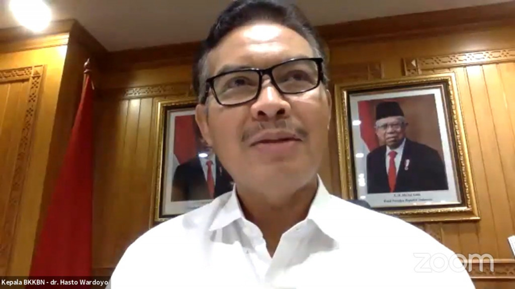 Kepala Badan Kependudukan dan Keluarga Berencana Nasional (BKKBN) Hasto Wardoyo. Tangkapan layar.