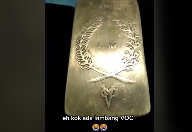 Warga TikTok Heboh, Pria Temukan Harta Karun Emas Batangan Peninggalan VOC