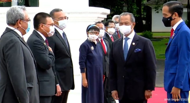 Jokowi Sambut Kedatangan Perdana Menteri Malaysia
