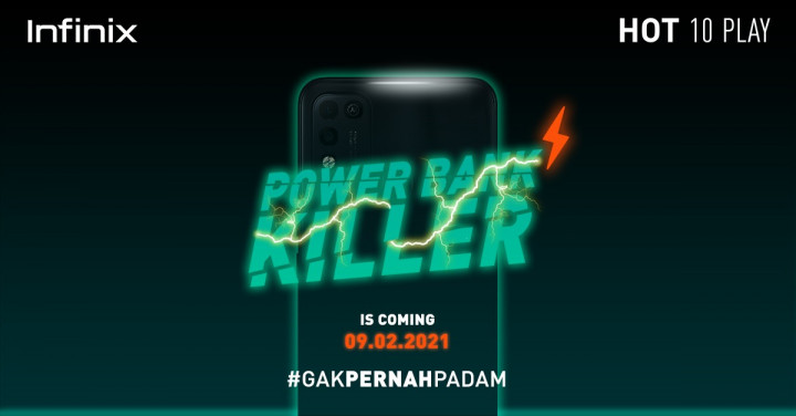Infinix Hot 10 Play Segera ke Indonesia, Punya Baterai Jumbo