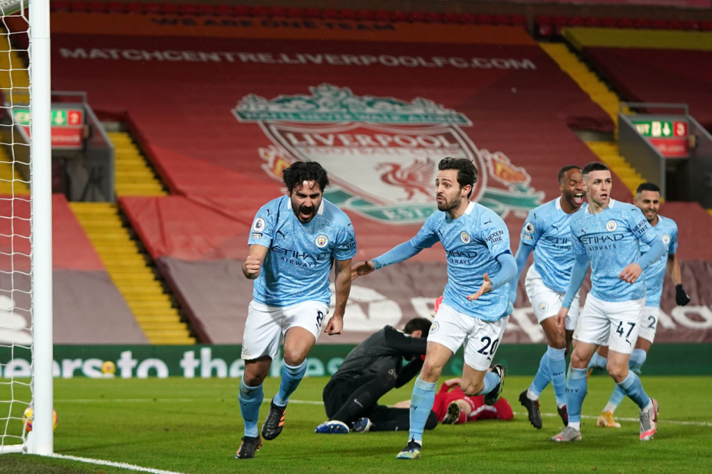 Liga Inggris: Hajar Liverpool 4-1, Man City Nyaman di Puncak